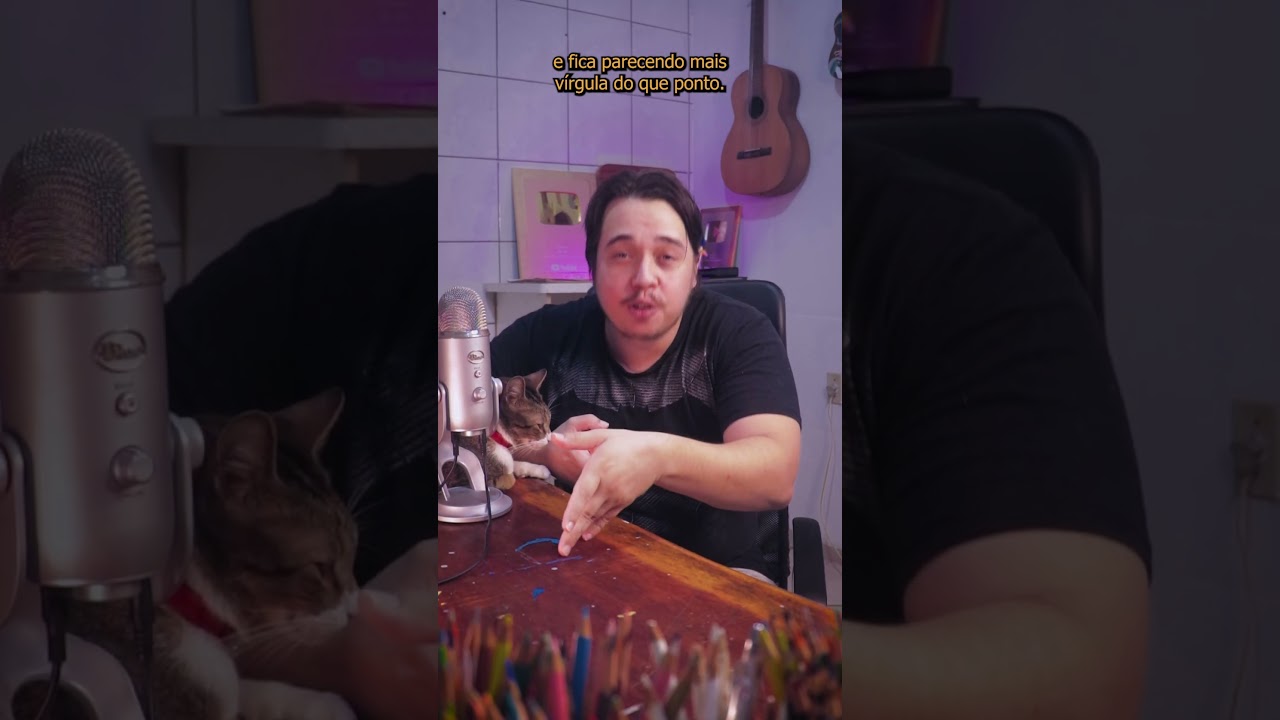 Fiz um DESENHO de VIRGULISMO