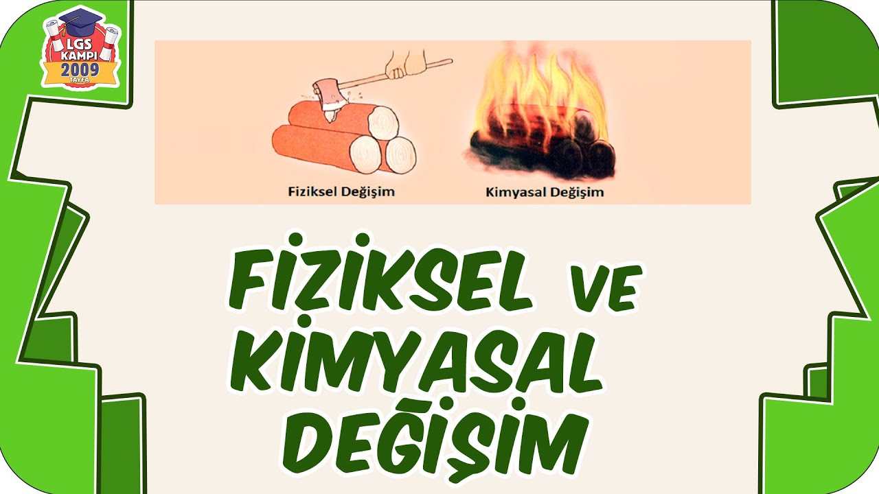 Fiziksel ve Kimyasal Değişim 🧪 8.Sınıf Fen #2023LGS