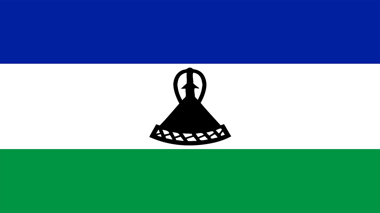Flag of Lesotho with Healing Soft Piano Music Vol 2 | Piano Music | BRM | 10 Hours