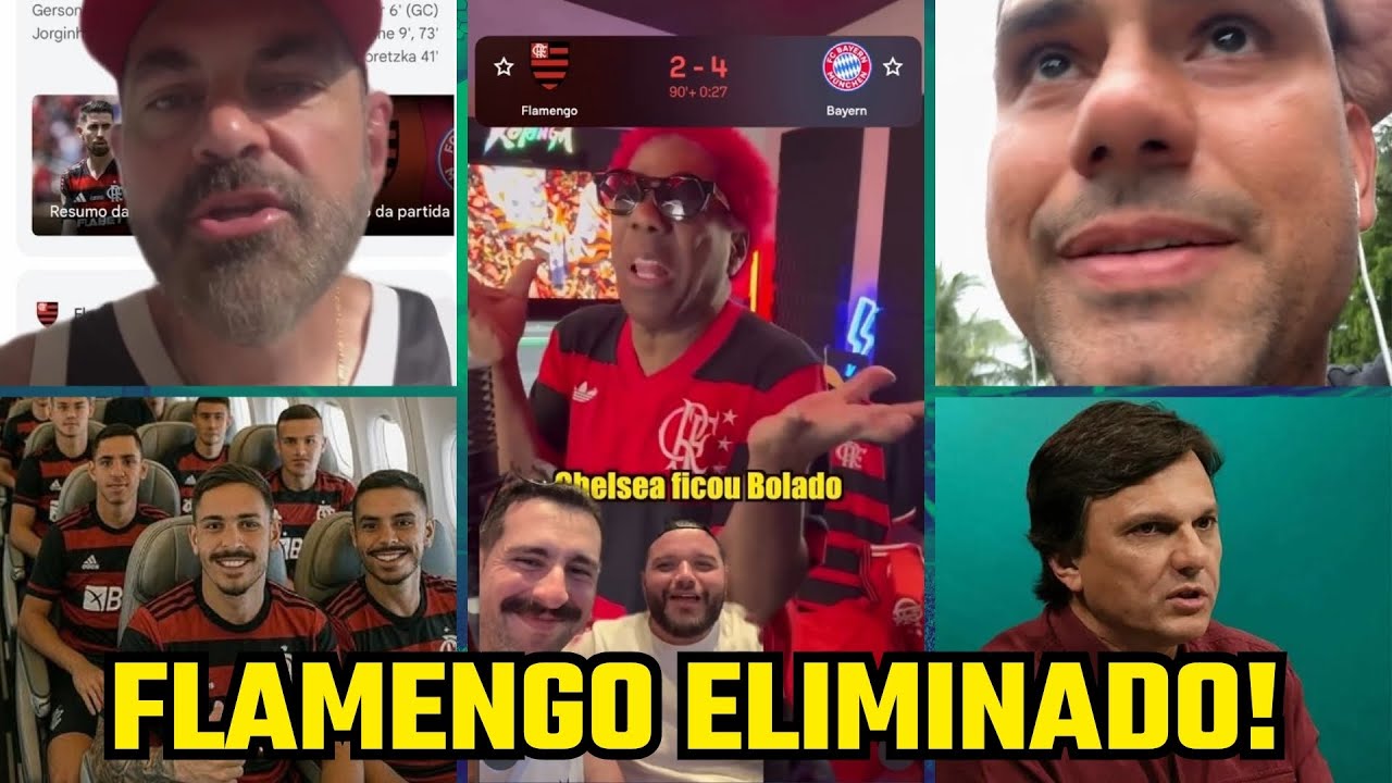 FLAMENGO FANS' REACTIONS TO THEIR ELIMINATION IN THE WORLD CUP AND THE BEST MEMES AND JOKE