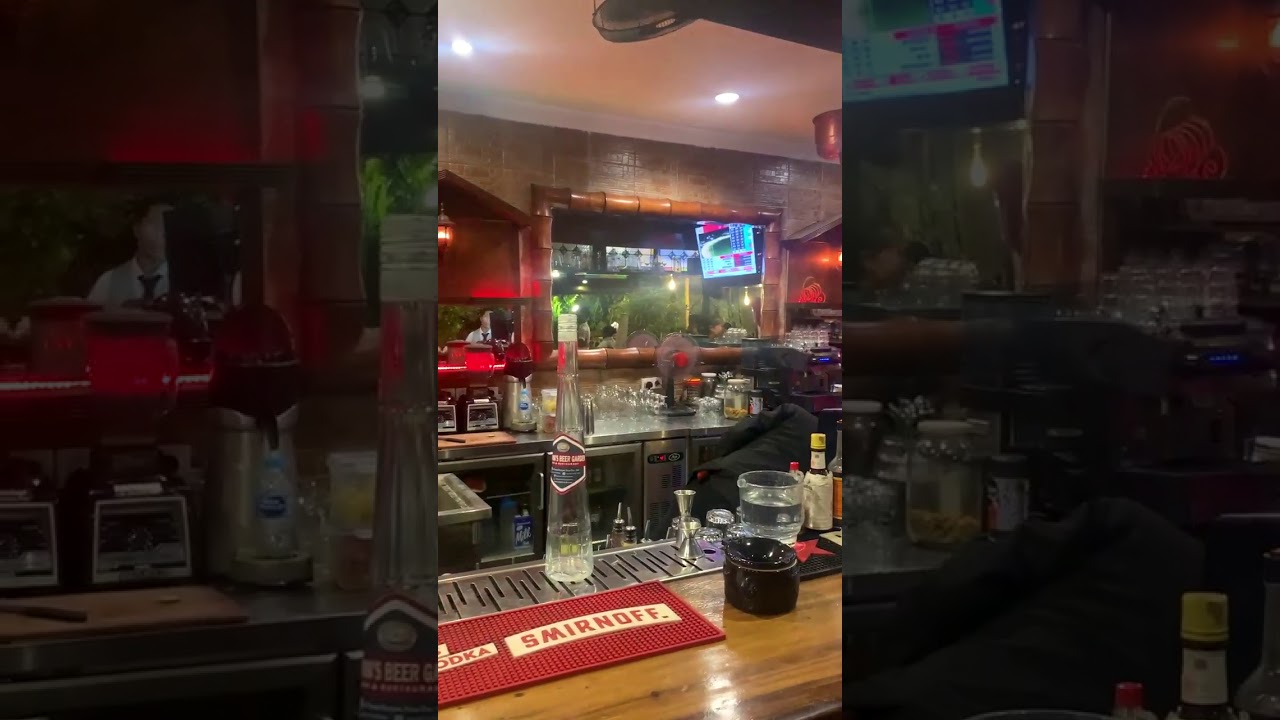Flaming Waterfall (cocktail) experience