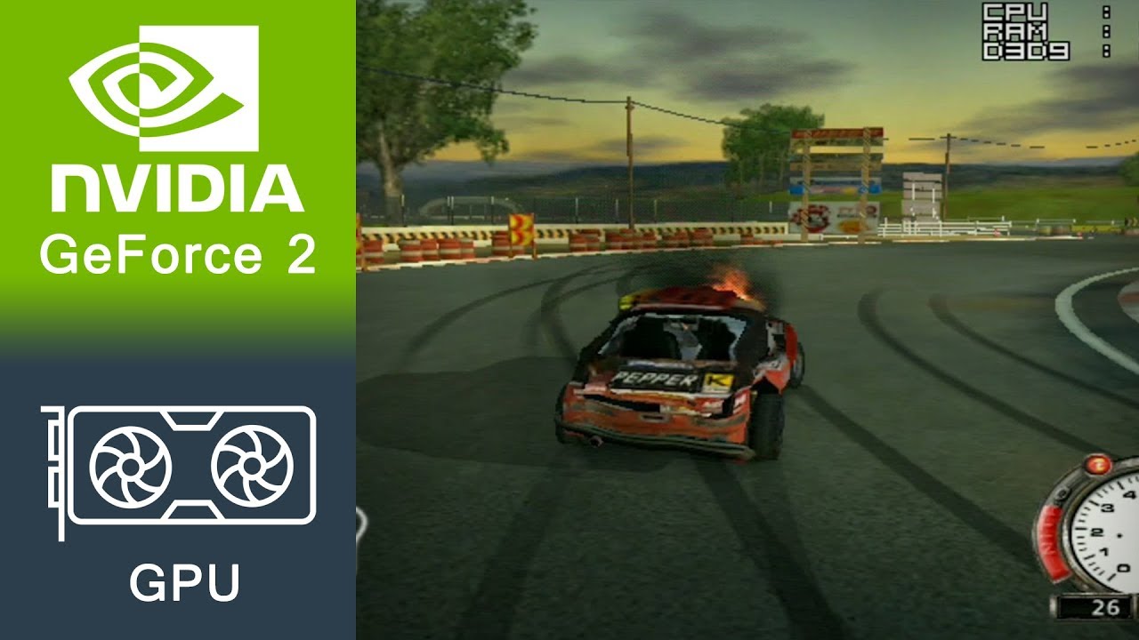 Flatout Gameplay GeForce 2