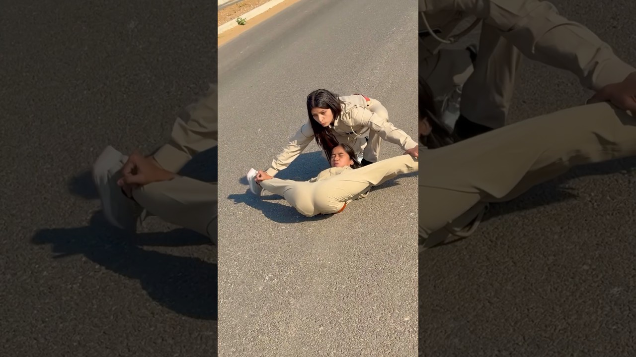 Flexible police wali 😱😳 #shalukirar #ytshots #shorts