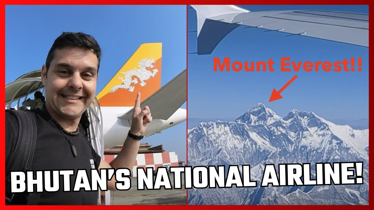 FLIGHT REVIEW! DRUKAIR ROYAL BHUTAN AIRLINES (NEPAL TO BHUTAN) | YOU SEE THE HIMALAYAS NONSTOP!