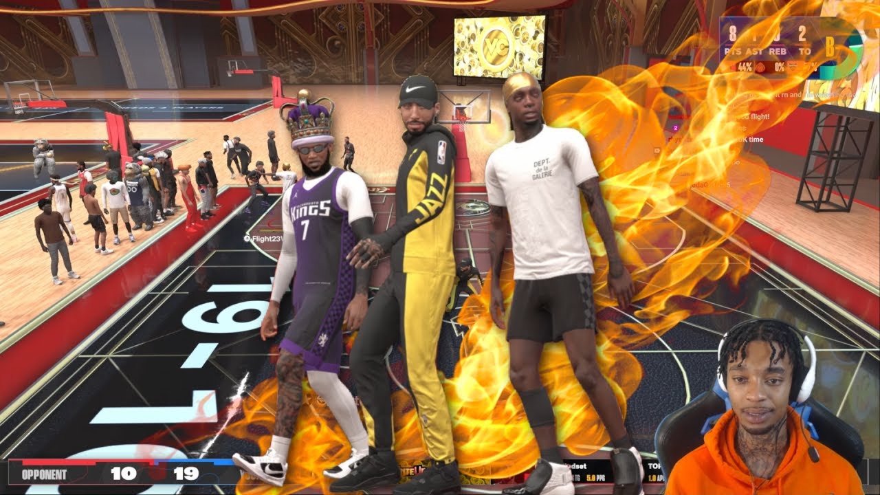 FlightReacts First Time Playing 3v3 2K24 Stage W/ 2 99s & This Happened!