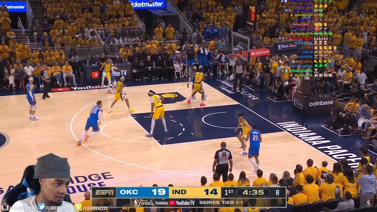 FlightReacts To #1 THUNDER at #4 PACERS | NBA FINALS GAME 3 HIGHLIGHTS | June 11, 2025!