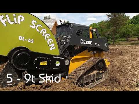 Flipscreen skid steer screening bucket sizes (2021)
