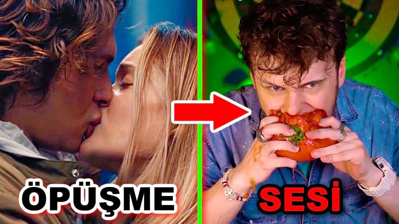 FİLMLERDE BÖYLE ÖPÜŞÜYORLARMIŞ! (Film Ses Efektleri Nasıl Yapılıyor?)