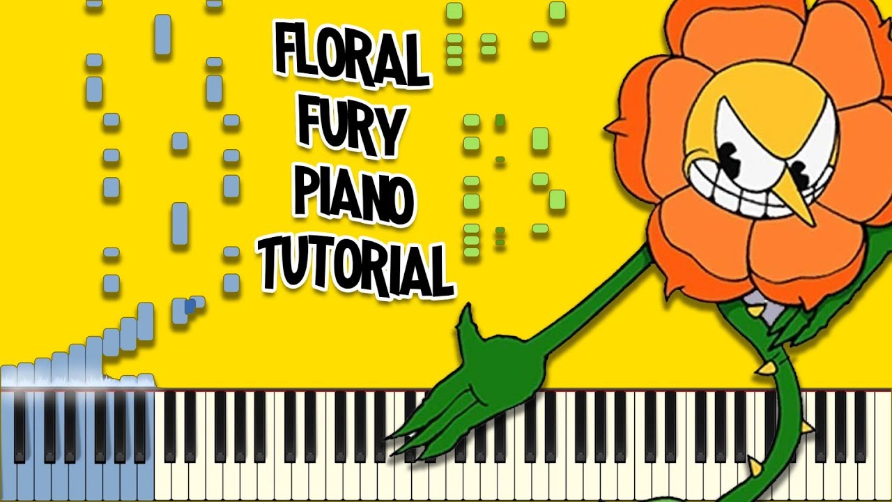 Floral Fury (from Cuphead) - Piano Tutorial