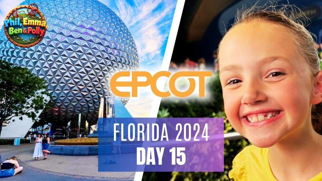 FLORIDA 2024 | DAY 15 | Epcot - POLLY LOST A TOOTH! | AUG 24
