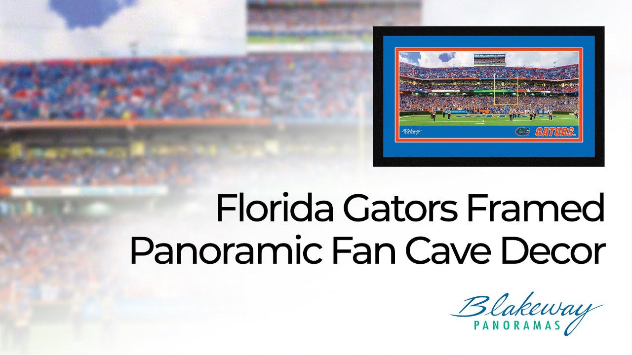 Florida Gators Football Framed Panoramic Picture - Blakeway Panoramas - UFLAH/UFLBJ