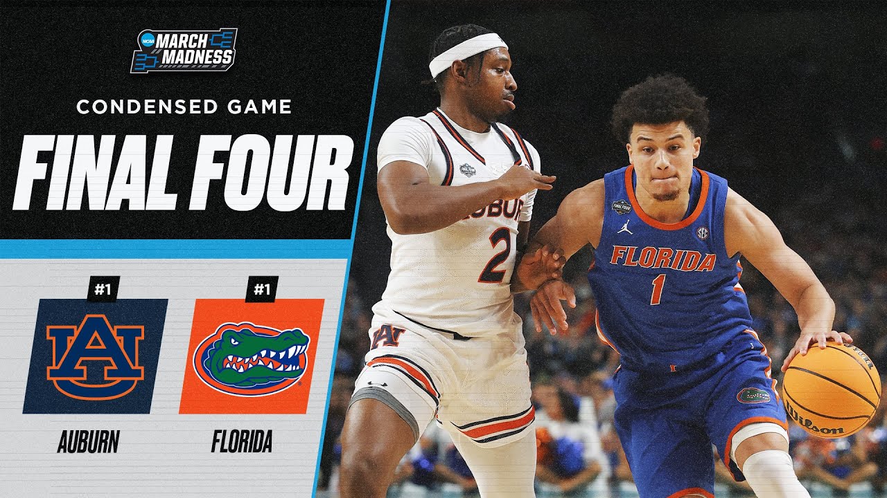 Florida vs. Auburn - Final Four NCAA tournament extended highlights
