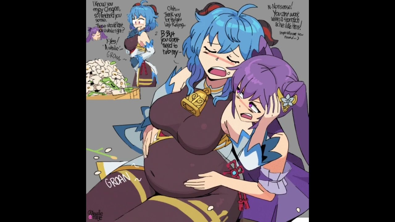 Flowers for Ganyu (Stuffed Belly Edits)