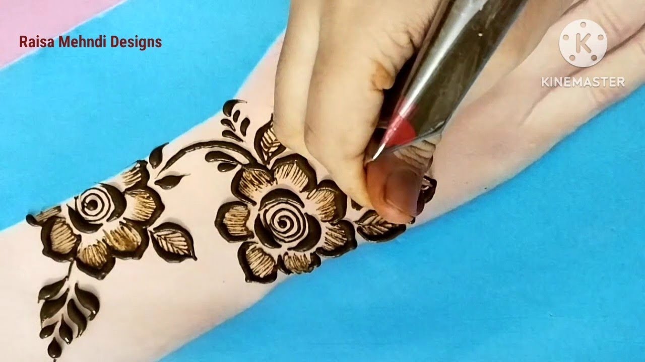 Flowers mehndi || Mehandi ka design full hand || Finger mehndi design || Kangan mehndi