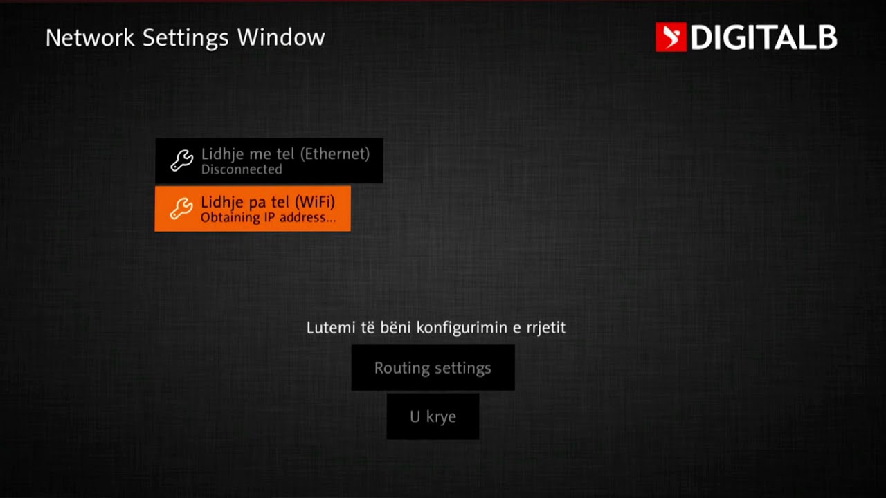 flyBOX | Lidhja me internet