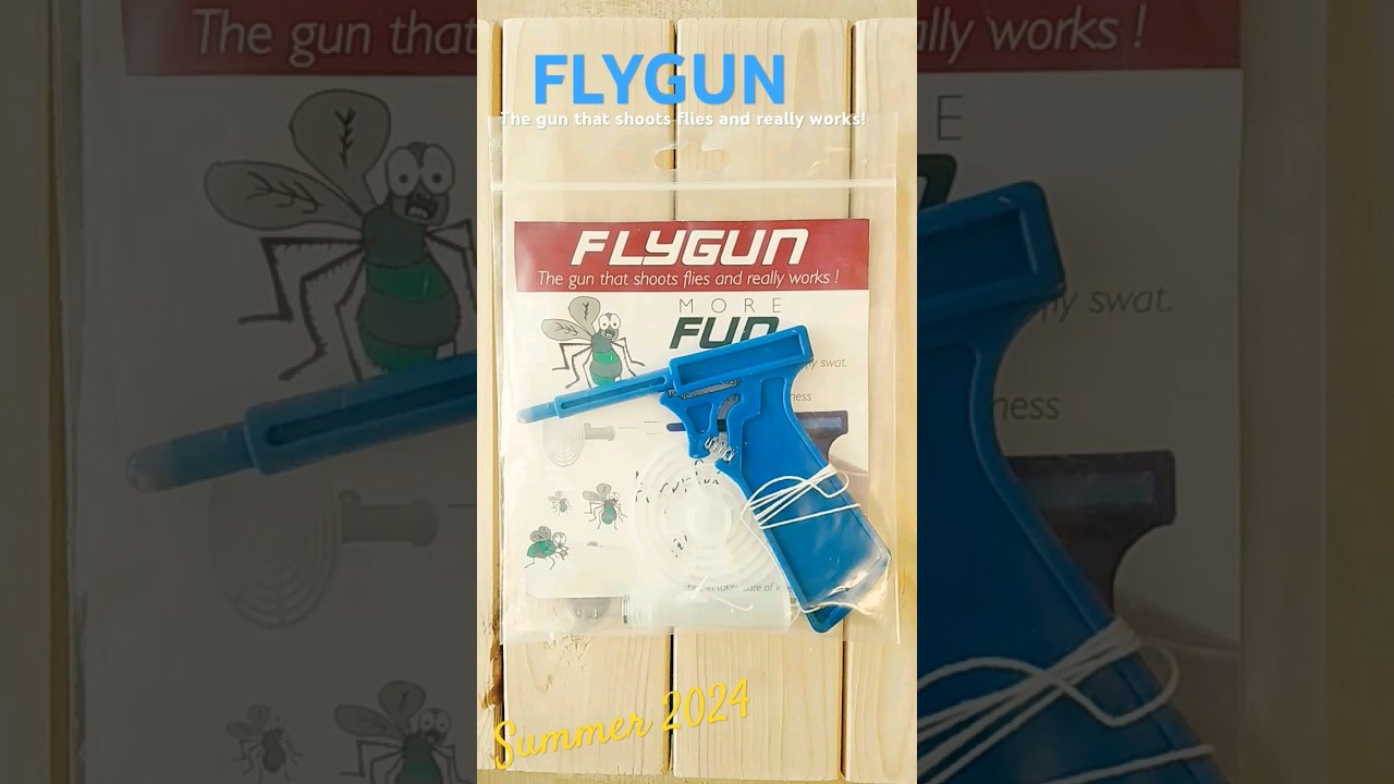 FLYGUN The gun that shoots flies and really works! #MORE FUN #SUBSCRIBE