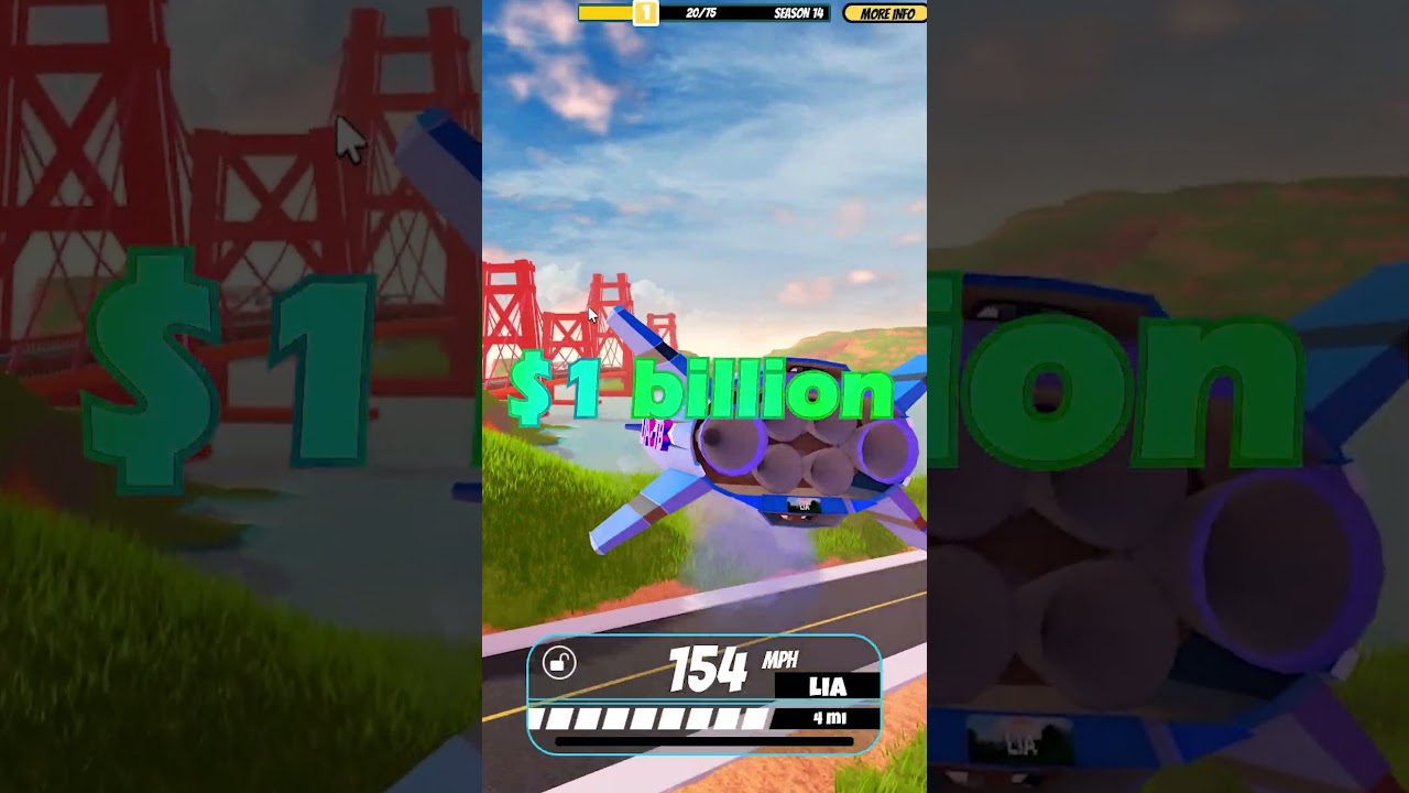 Flying LIA $1 Billion Spaceship in Roblox Jailbreak