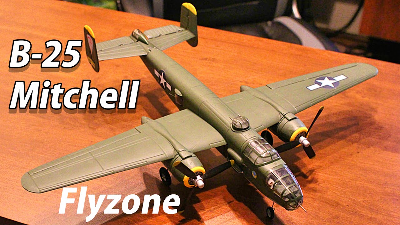 Flyzone Micro B-25 Mitchell Unboxing & First Impressions - TheRcSaylors
