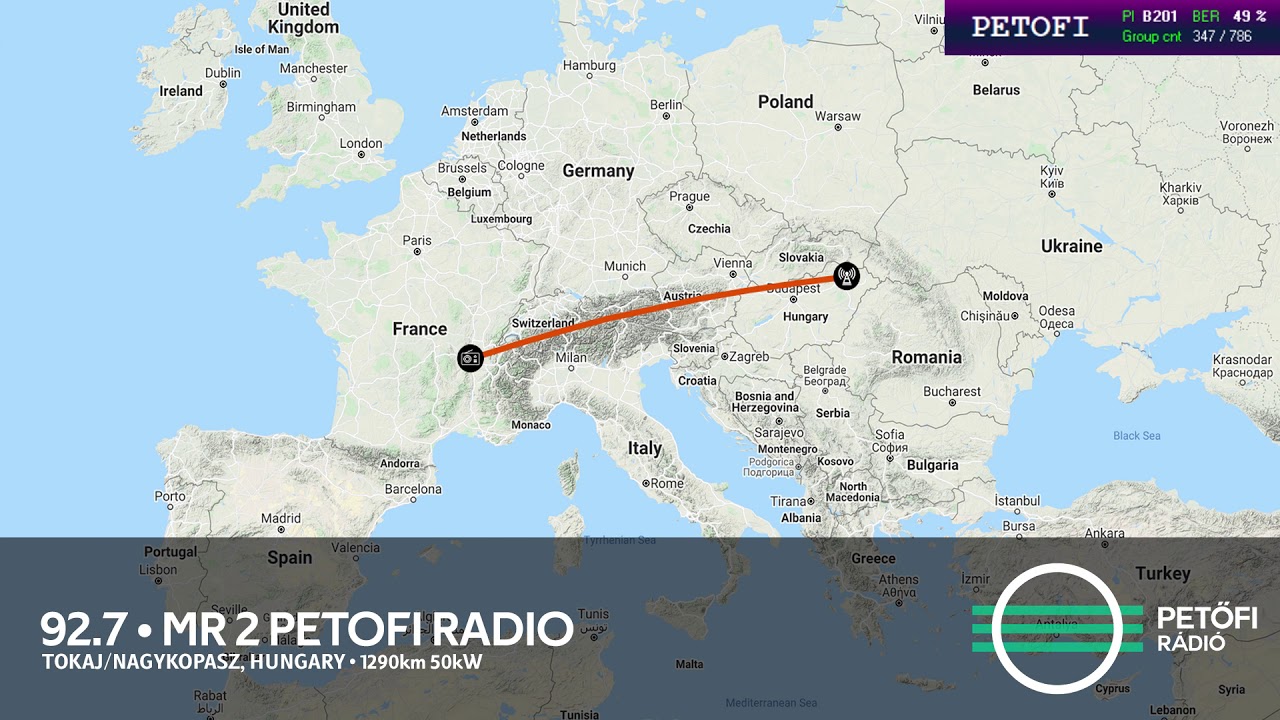 [FM-DX] Petőfi Rádió (Hungary) via Sporadic E in France • 29/05/2020