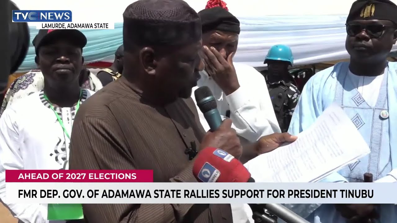 Fmr. Dep. Gov. Of Adamawa State Rallies Support For President Tinubu