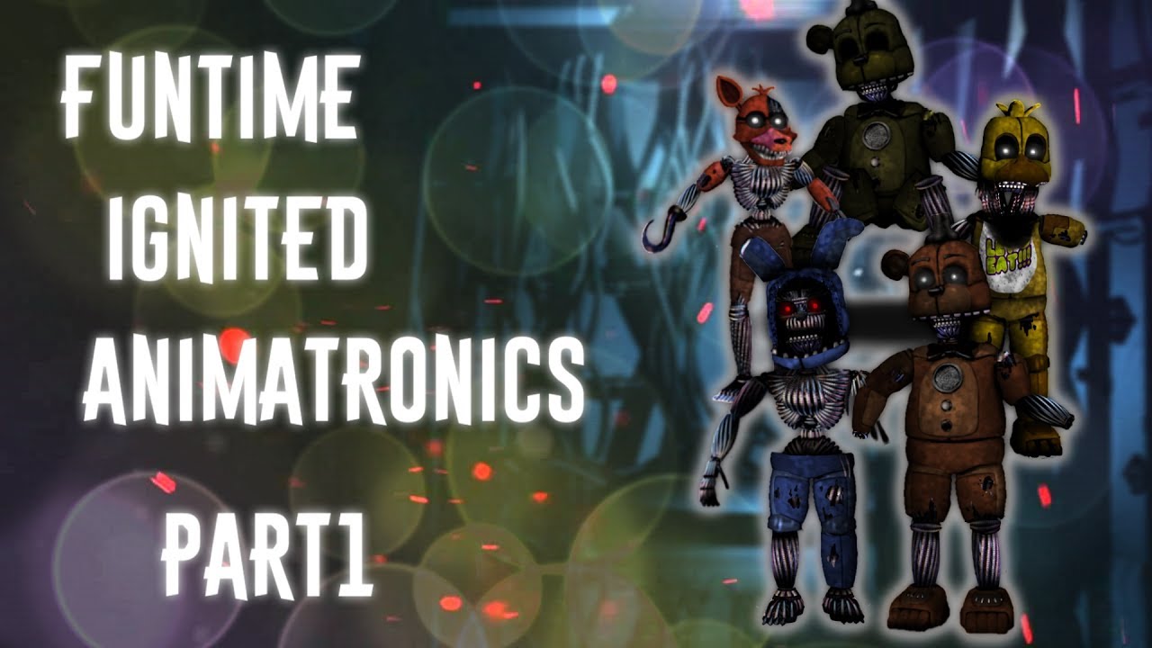 [FNAF | Speed Edit] Making Funtime Ignited Animatronics (Part 1)
