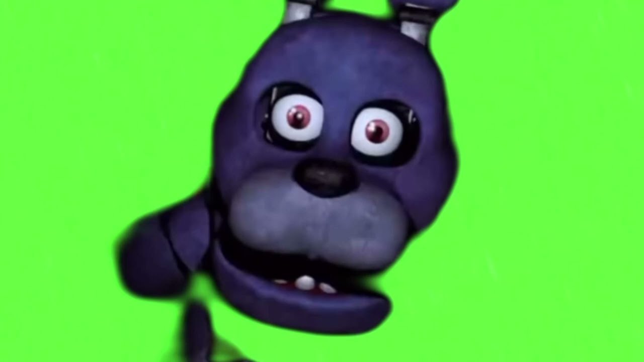 FNAF 1 BONNIE JUMPSCARE GREENSCREEN