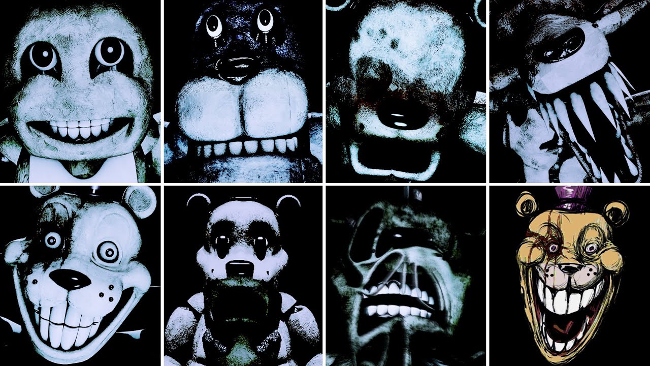 FNAF 1 Remake - All Jumpscares & Extras
