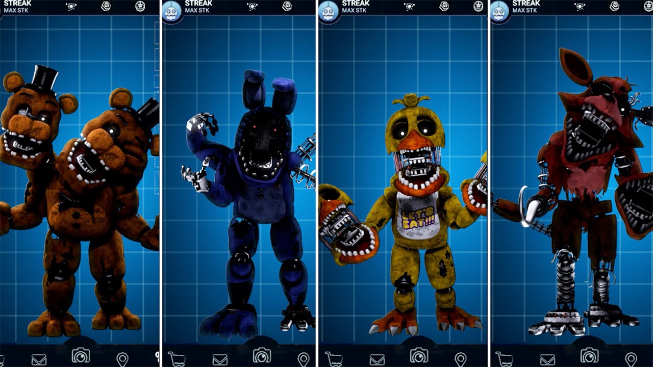 FNAF AR Murder Animatronics Jumpscare & Workshop Animations