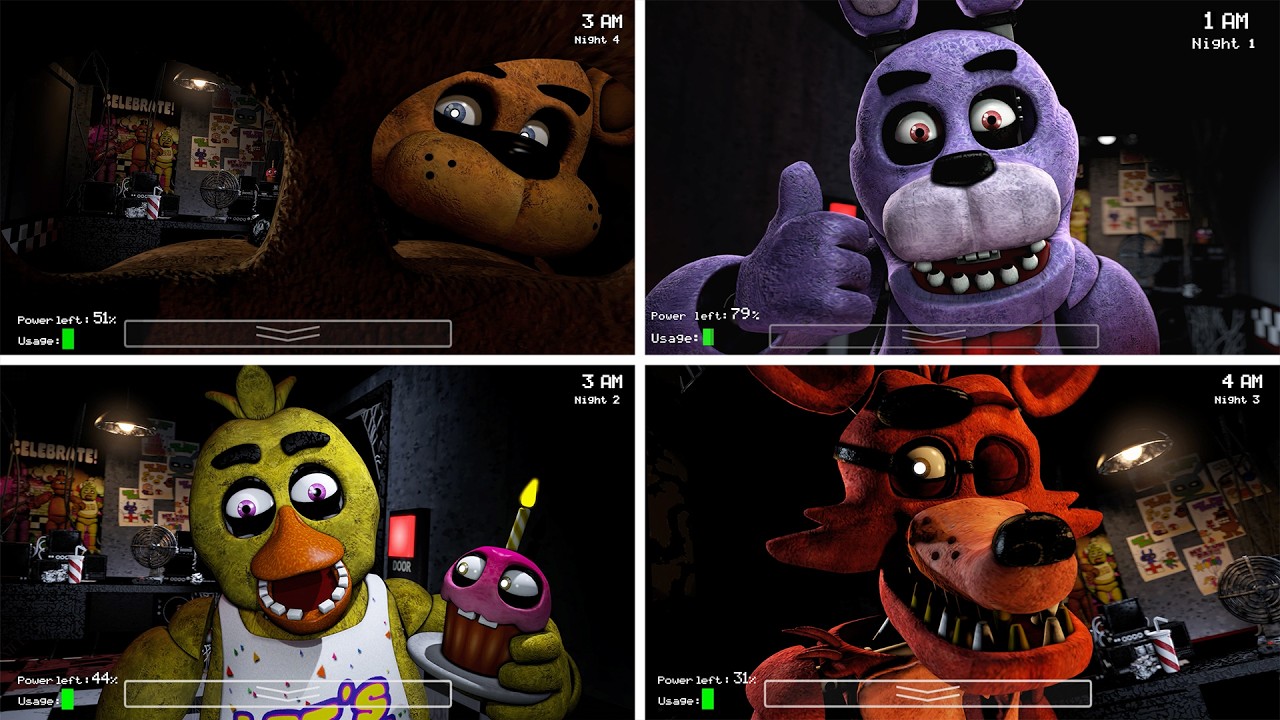 FNAF Bots Become Friends 🤝