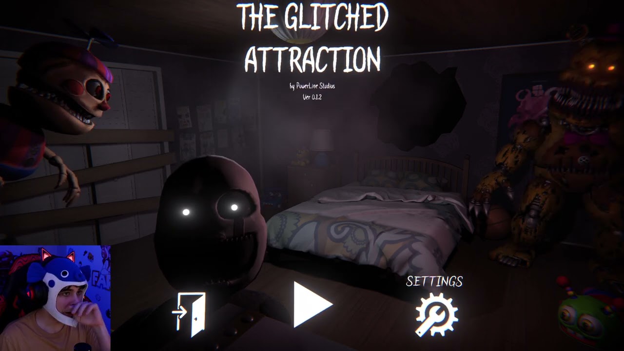 FNAF FanGame : The Glitched Attraction DEMO (FHD 8K 180fps)