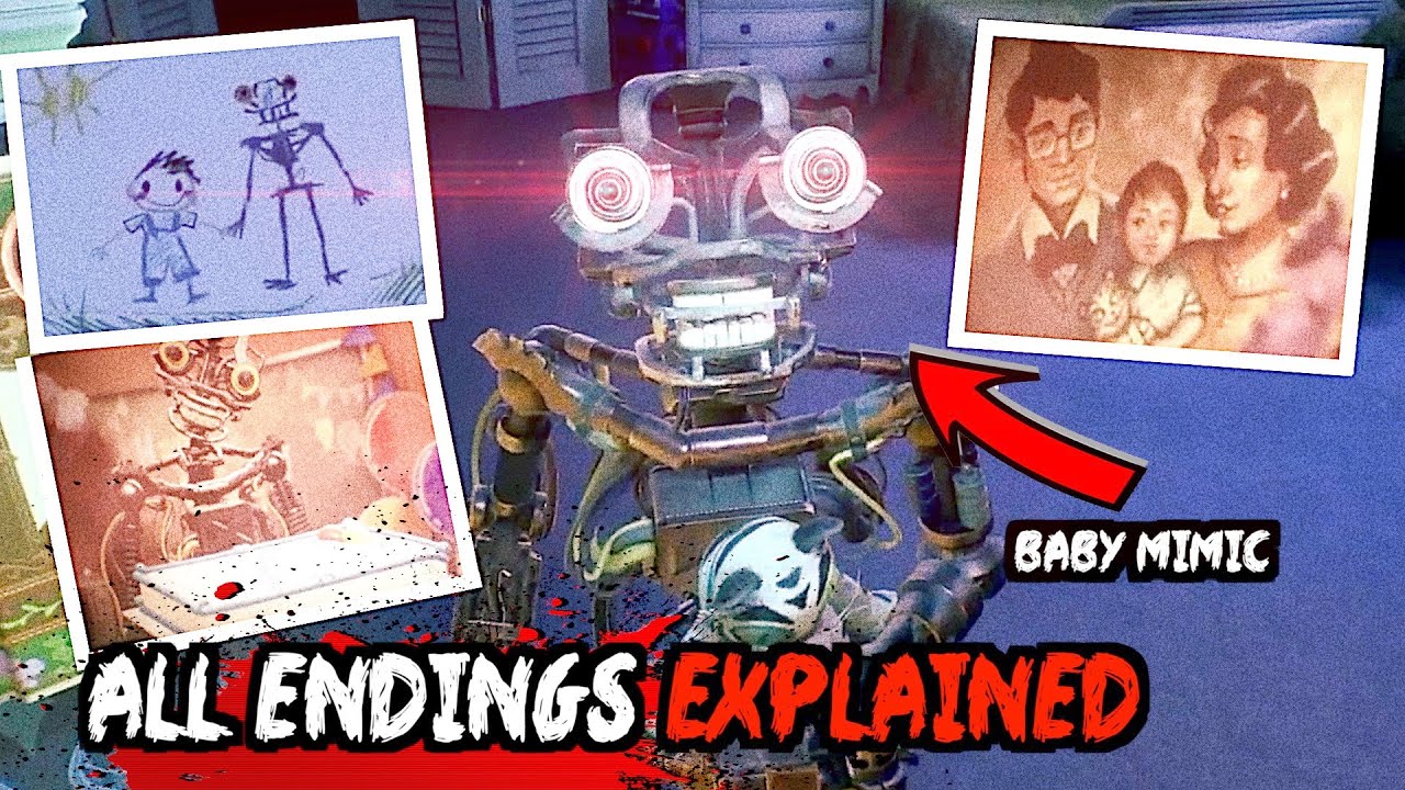 FNAF Secret of The Mimic ALL ENDINGS EXPLAINED (+ SECRET ENDINGS)