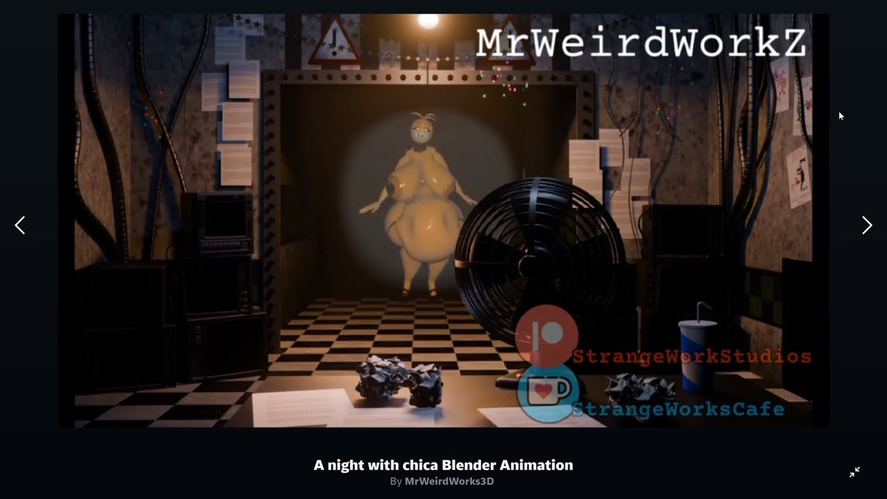 FnaF Vore Night (CHICA POV) Animation by MrWeirdWorks3D on DeviantArt