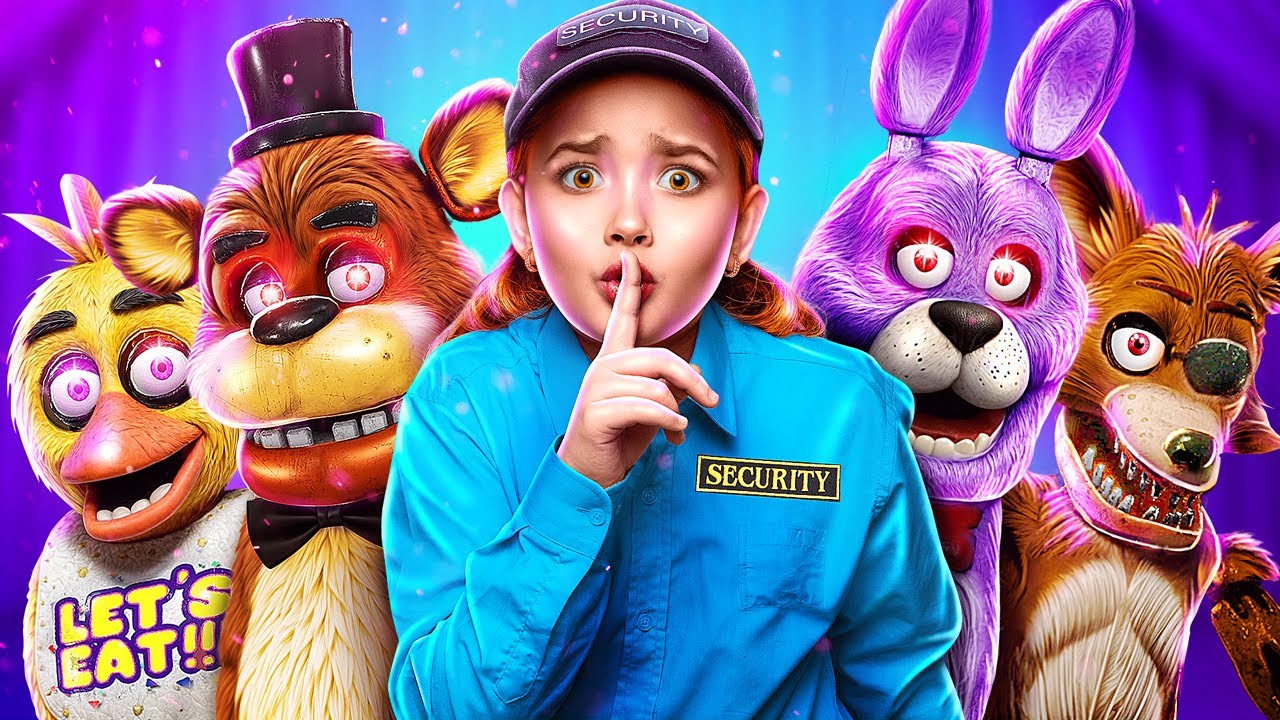 FNaF'den Freddy Tarafından Evlat Edinildim! Gerçek Hayatta Freddy'de Beş Gece!