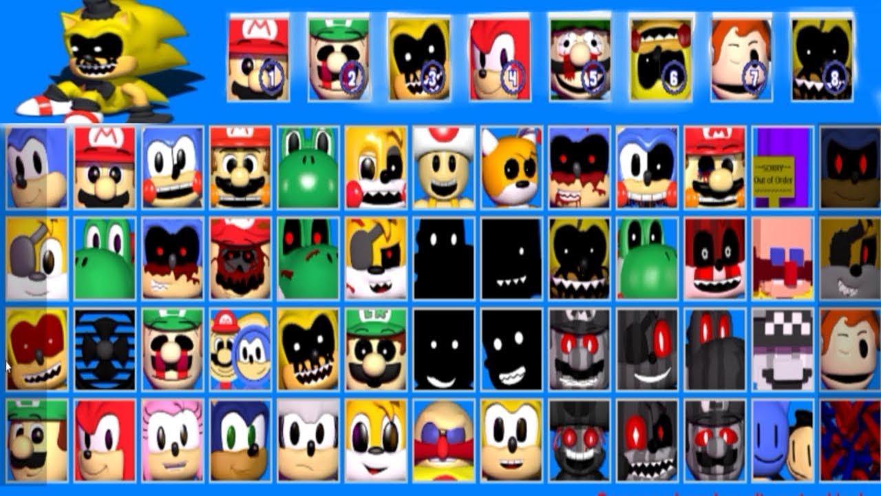 FNaS World - ALL CHARACTERS