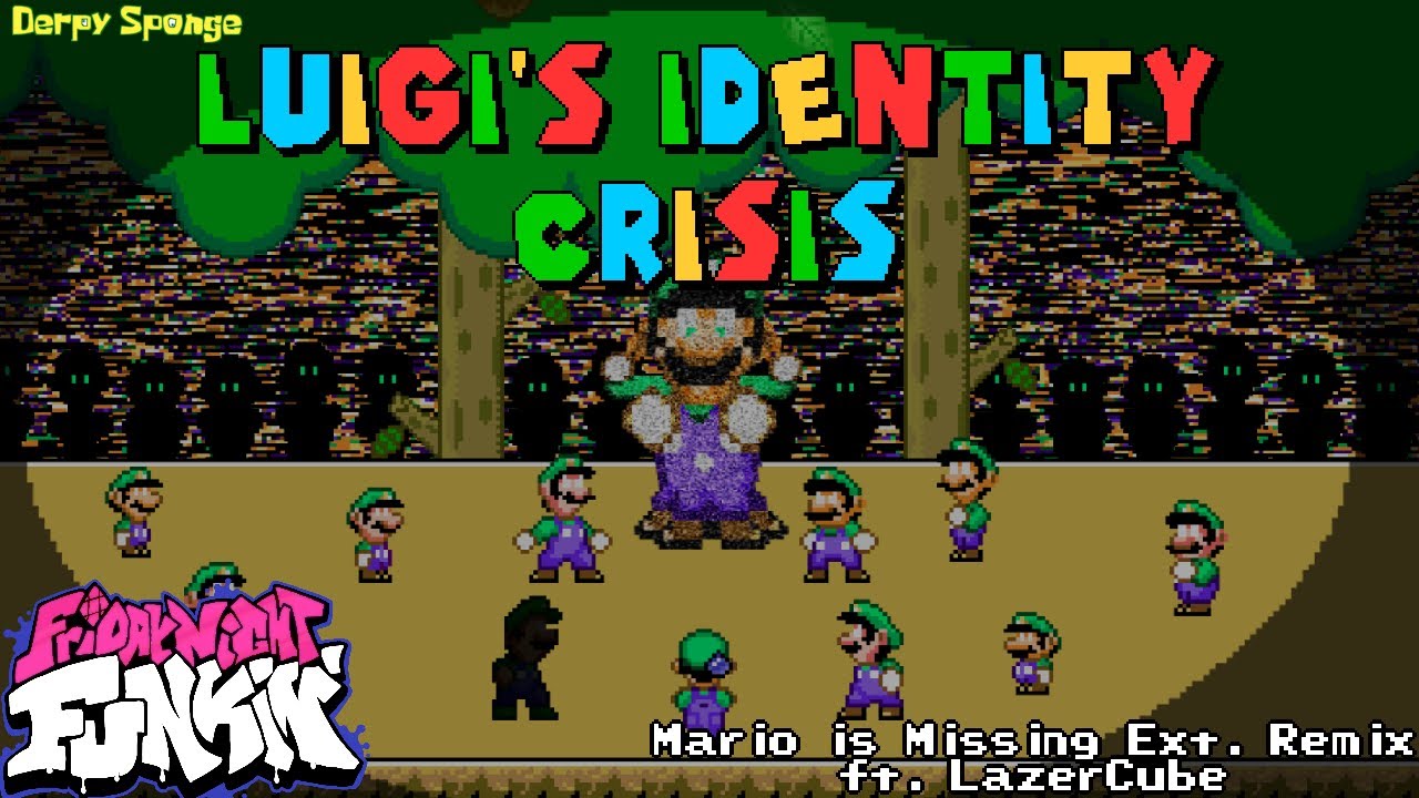FNF - Luigi's Identity Crisis V2 (Mario Is Missing Extended Remix ft. @LazerCube )