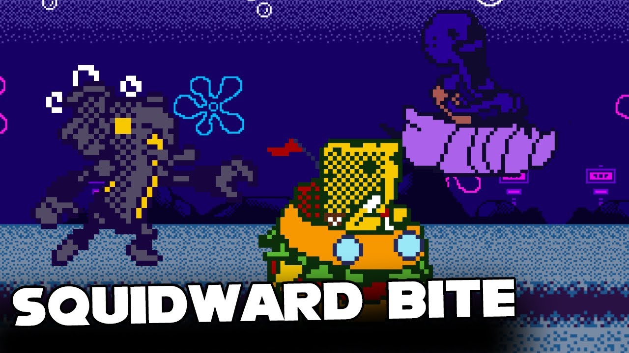 FNF | Starved Squidward IS BACK!? Trident Terror: Vs. Teuthida | (Game Over) (Prey Spongebob mix)