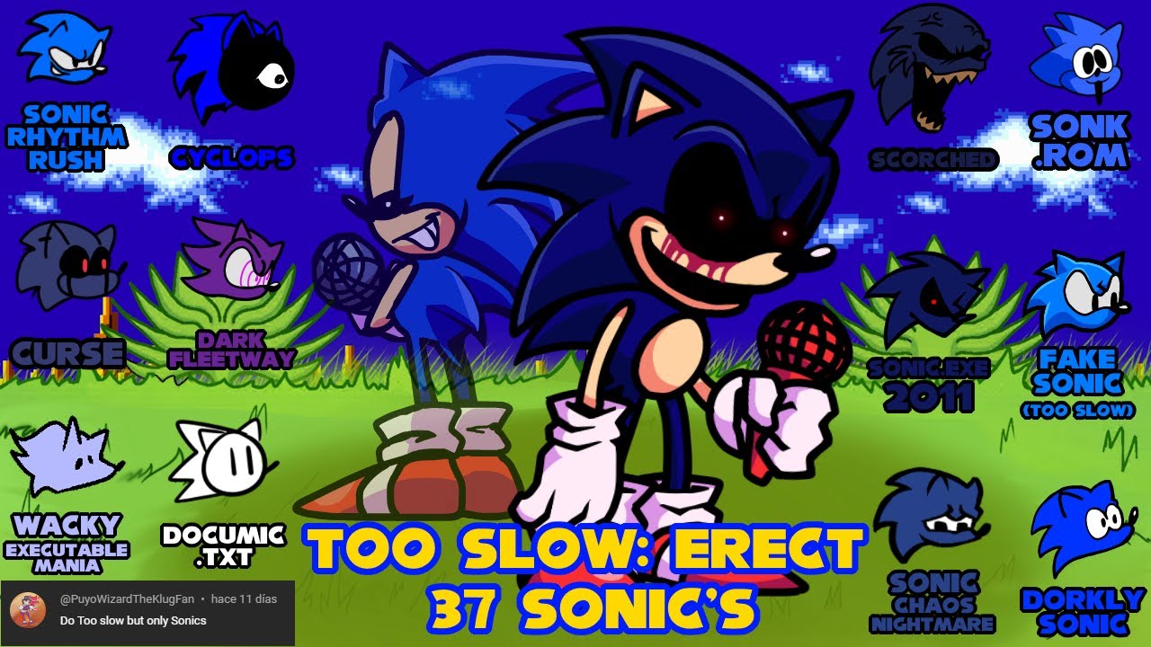 FNF - Too Slow: Erect / 37 Sonic's (Hard/SonicEXE)