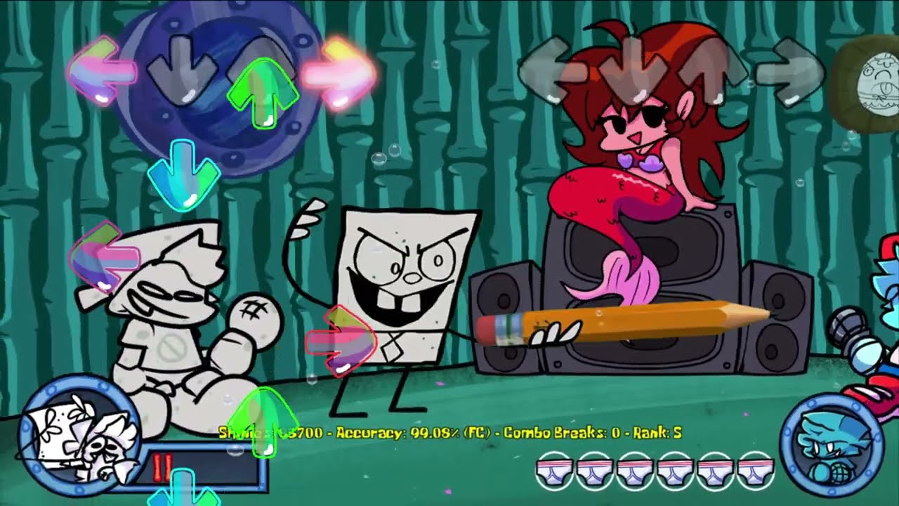 FNF: Funkin For Bikini Bottom DoodleBob - Doodle Duel (FC) (4k)