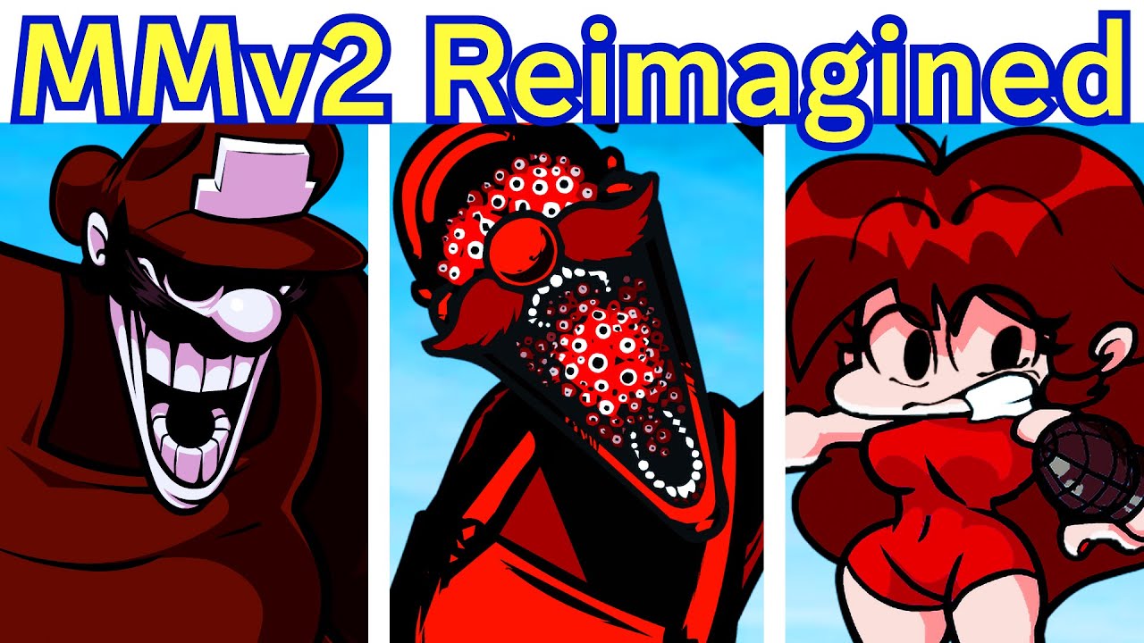 FNF Mario Madness V2 REIMAGINED (Reimagined Songs, Lyrics, Remixes) DEMO
