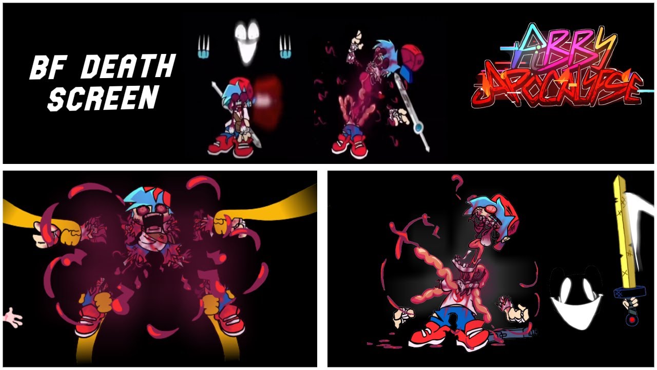 FNF: Pibby Apocalypse  - BF Deaths Screen (Jake, Finn and Gumball)