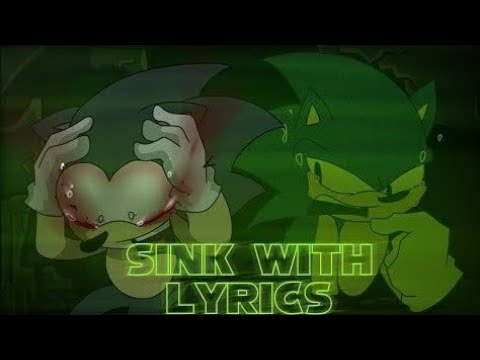 FNF SINK with lyrics Below The Depths