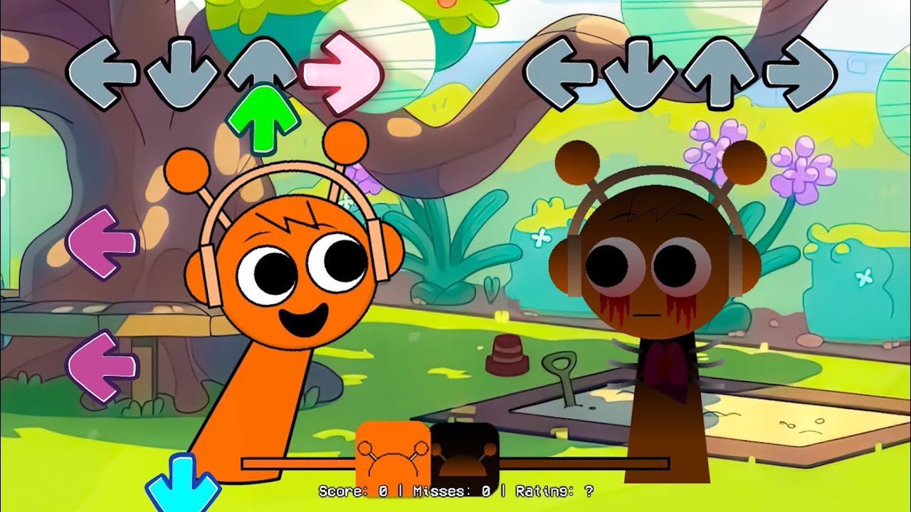 FNF Sprunki Normal VS Sprunki Horror Versions Sings Can Can (Incredibox Sprunki/FNF Mod)