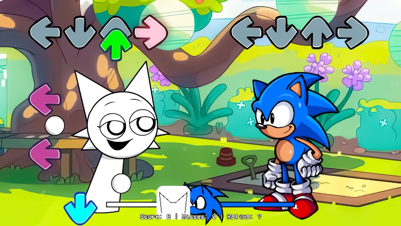 FNF Sprunki VS Sonic All Phases Sings Can Can (Incredibox Sprunki/FNF Mod)