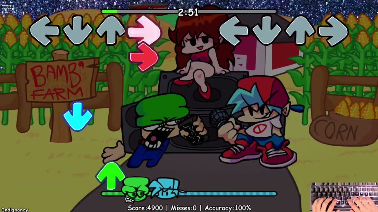 FNF Vs. Dave and Bambi 3.0 - Indignancy (FC) (4k)