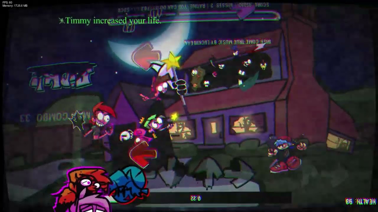 FNF vs Glitched Vicky - Wish Come True (FNF Glitched Legends)