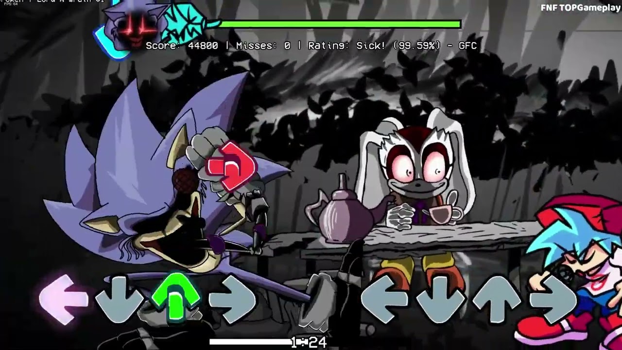 FNF vs Lord X Wrath - Broken (FC)(Secret Song)