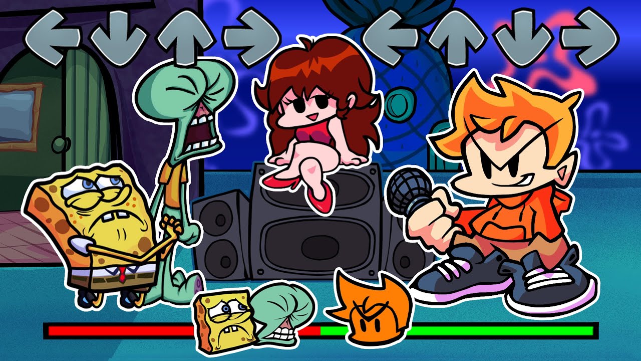FNF vs SQUIDWARD & SPONG MOD