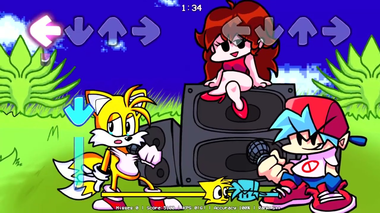 FNF Vs Tails.exe  CHASING (FC) (100% Accuracy)