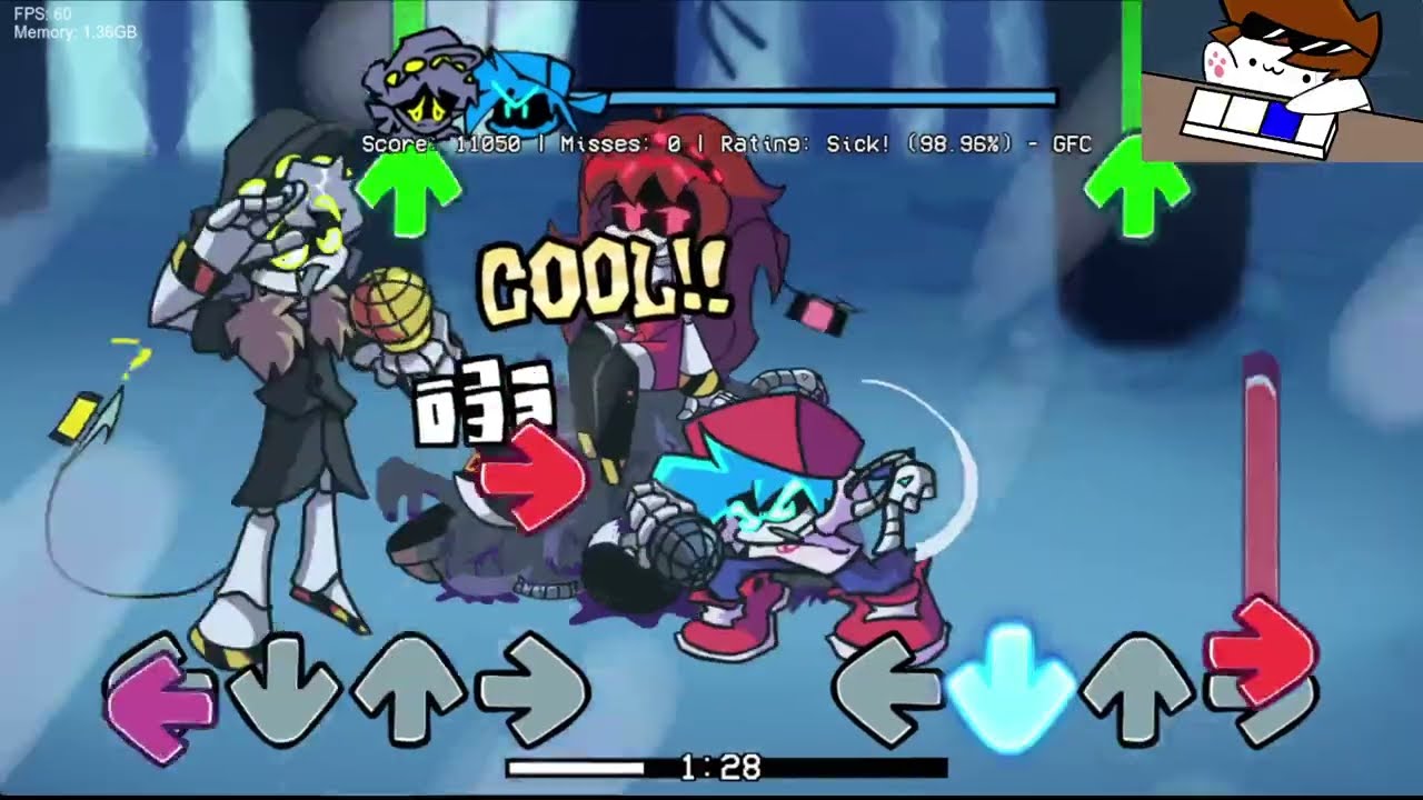 FNF Web Attack (Cancelled Build) vs N / Clear Skies FC [HARD]