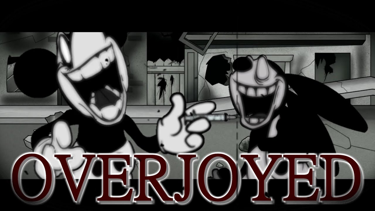 【FNF】Overjoyed but Mickey Mouse and Oswald sings it